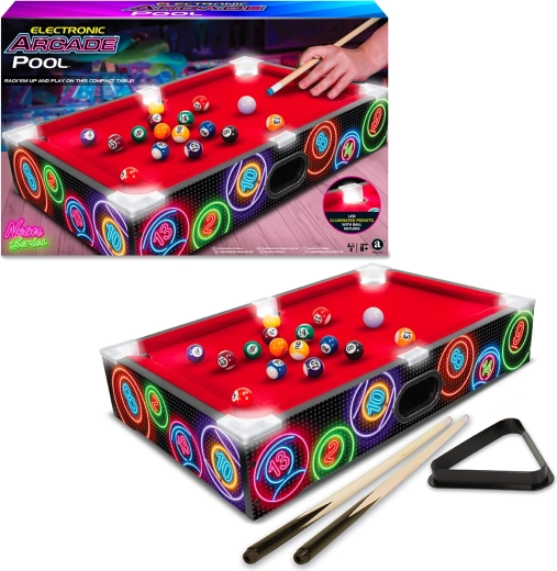 Elektronický stolový biliard Neon