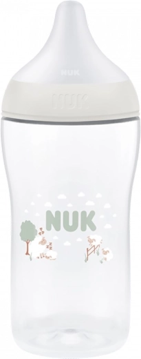 NUK Perfect Match dojčenská fľaša s kontrolou teploty Sheep 260 ml