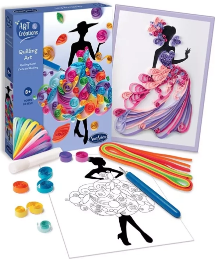 Sentosphere Quilling Art šaty snov