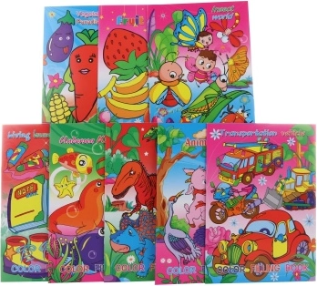 Detské omaľovánky – jednoduché obrázky na vyfarbovanie