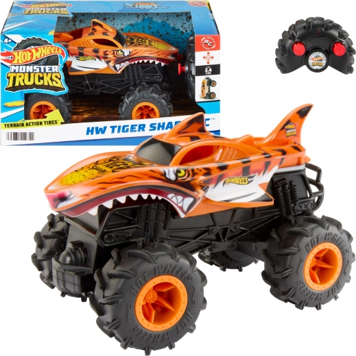 Diaľkovo ovládané vozidlo Hot Wheels RC Tiger Shark