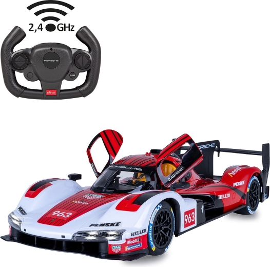 RC auto Porsche 963 LMDh v mierke 1:14 červené