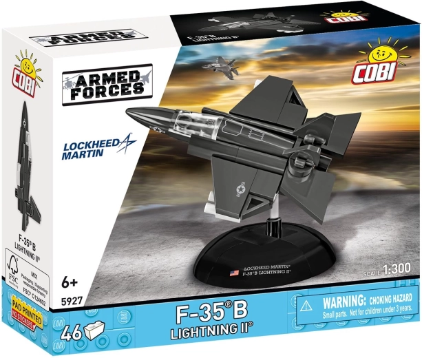 Cobi Armed Forces Lockheed Martin F-35B Lightning II 1:300 stavebnica 46 dielikov