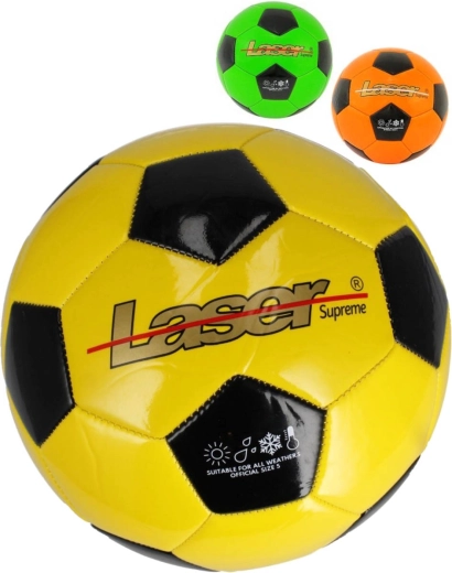 Neónová futbalová lopta Laser veľ. 5 - 1 kus