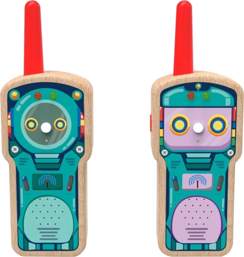 2Kids Toys drevené detské vysielačky robot (sada 2 ks)