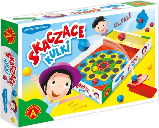 Skákajúce guľôčky – zručnostná rodinná hra