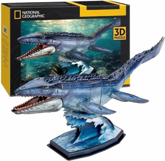 CubicFun 3D puzzle National Geographic: Mosasaurus, 76 dielov