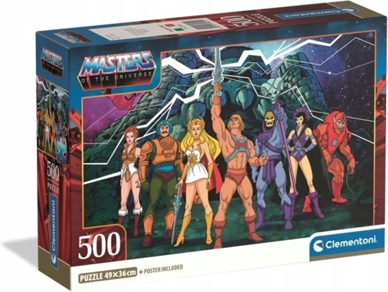 Clementoni kompaktné puzzle 500 dielikov Masters of the Universe