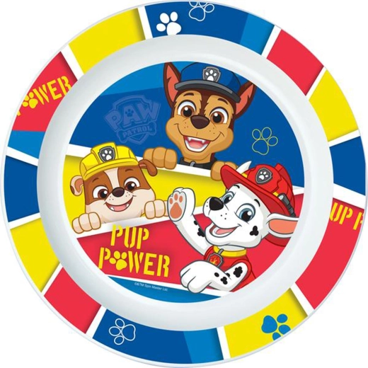 Plastový tanier PAW Patrol 22 cm modrý