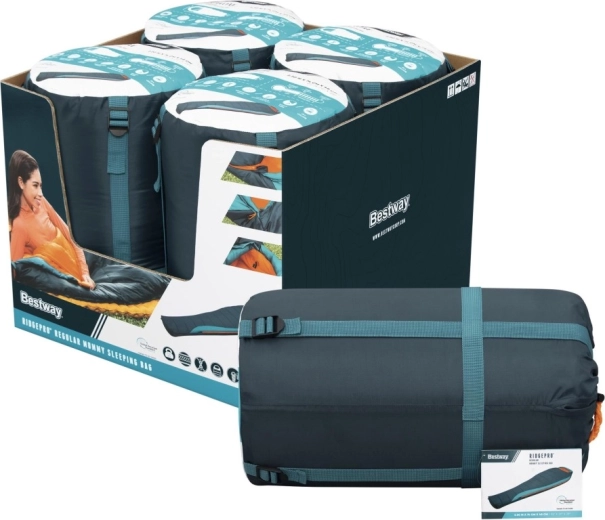 Spací vak múmia BESTWAY RidgePro z recyklovaných materiálov