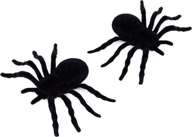 Dekorácie pavúky na Halloween 2 ks