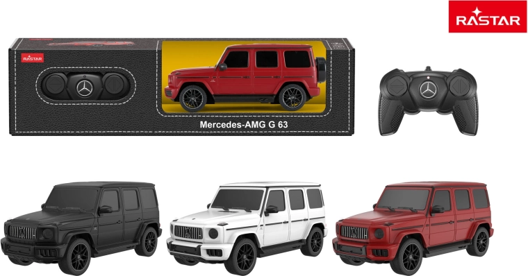 RC auto Rastar Mercedes AMG G63 1:24 biele