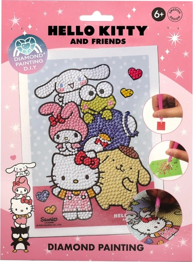 Hello Kitty diamantové maľovanie podľa čísel pre deti