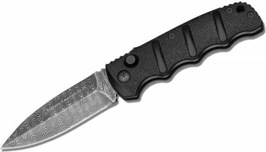 Böker Plus AKS-74 Damast automatický zberateľský nôž 8,5 cm