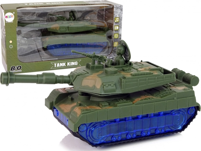 Vojenská tanková batéria Moro Sound Blue Diodes