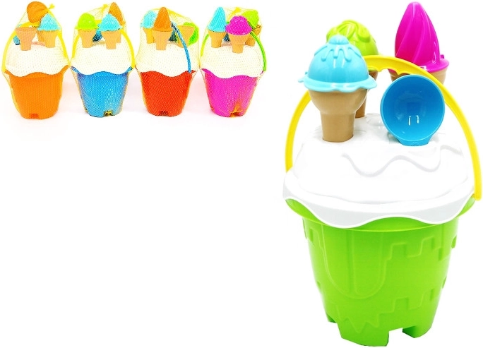 Piesková sada Zámok s nanukmi do piesku