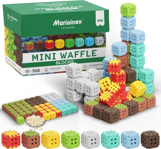 Stavebnica Mini Waffle Blocks 502 ks MARIOINEX