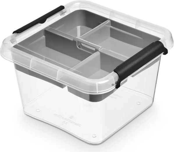 Simplestore insert úložný box s vekom 3 l (20 × 20 × 12 cm)
