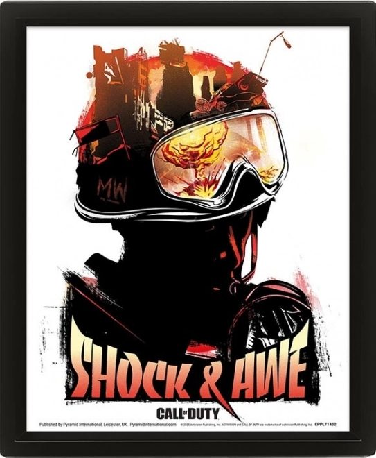 3D obraz CALL OF DUTY Shock