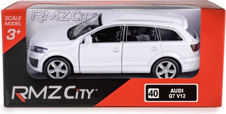Kovový model RMZ City Audi Q7 V12 1:40 biely
