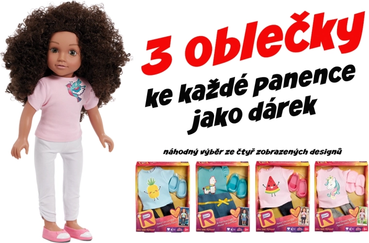 Bábika Mia s oblečkami