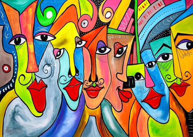 Puzzle Tváre života 1000 dielikov