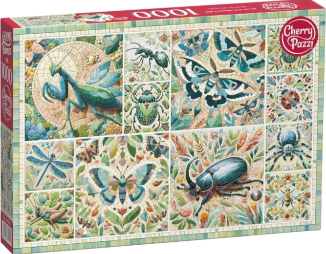 Cherry Pazzi puzzle mozaika miniatúrnej divočiny 1000 dielikov