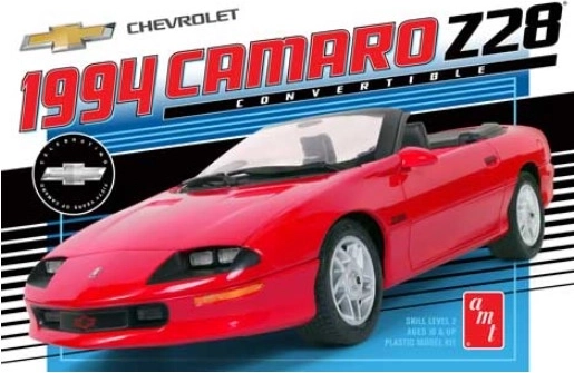 Plastikový model auta 1994 Chevy Camero Convertible 1:20 AMT