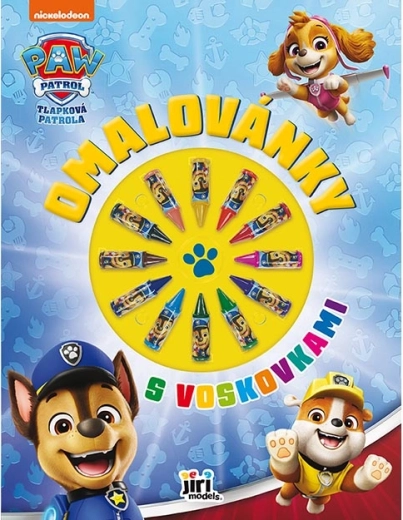 Omaľovánky s voskovkami Labková patrola