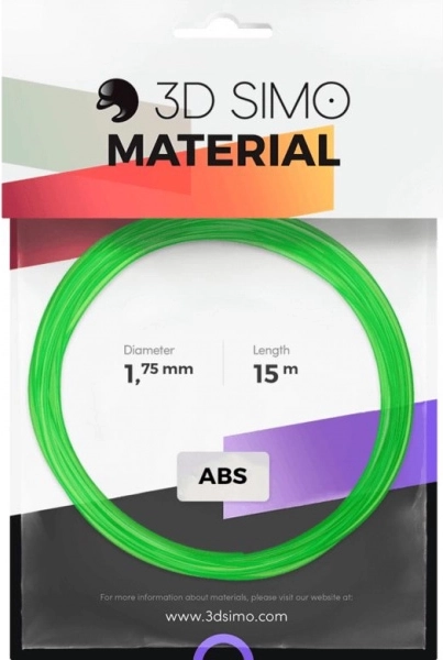 Filament ABS priehľadný 1,75 mm – vzorka 15 m