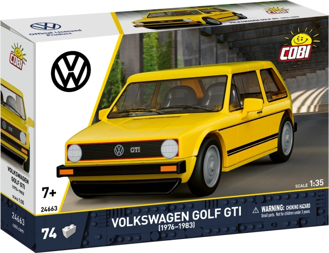 Cobi Volkswagen Golf GTI 1976–1983 stavebnica 1:35 (74 dielikov)