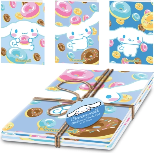 Cinnamoroll sada zošitov A5 (3 ks)