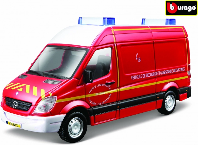 Kovový model Mercedes‑Benz Sprinter 1:50 od Bburago