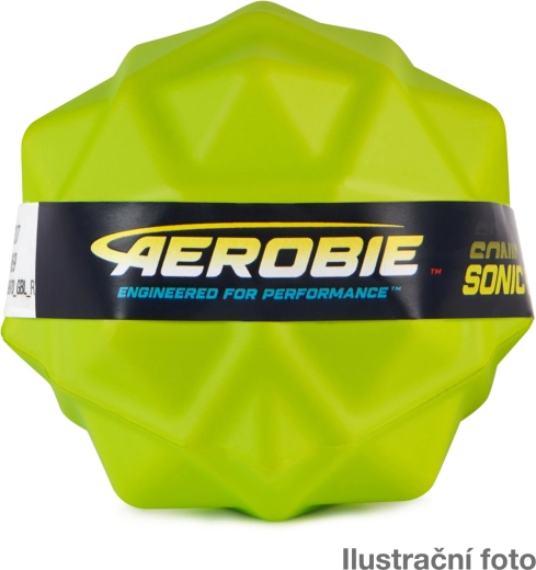 Aerobie Sonic Bounce loptička 66 mm – zábavná skákacia lopta s nepredvídateľným odrazom