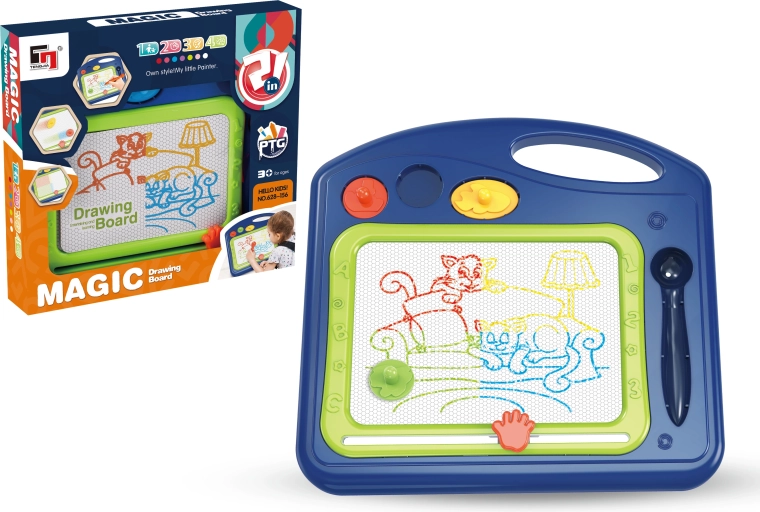 Magnetická kresliaca tabuľa Magic modrá