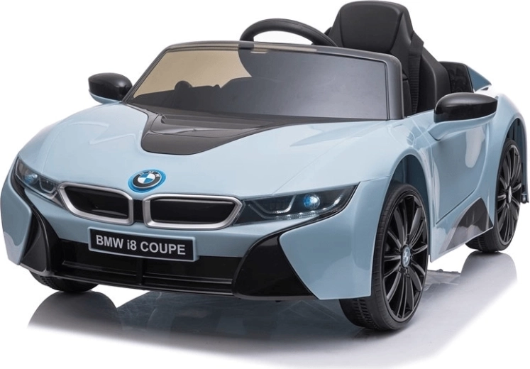 Elektrické autíčko pre deti BMW i8 – modré, 12 V