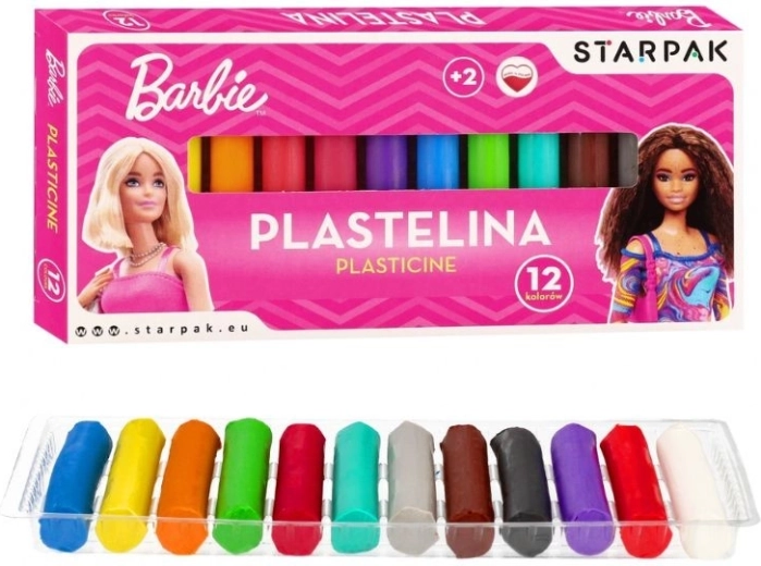 Plastelína Barbie 12 farieb