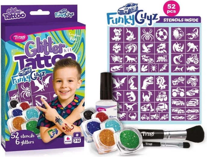 Sada trblietavých tetovaní FunkyGuyz