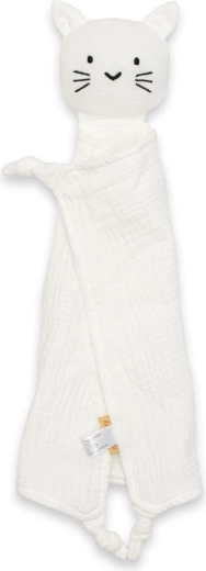 mušelínový usínáčik new baby mačička biela