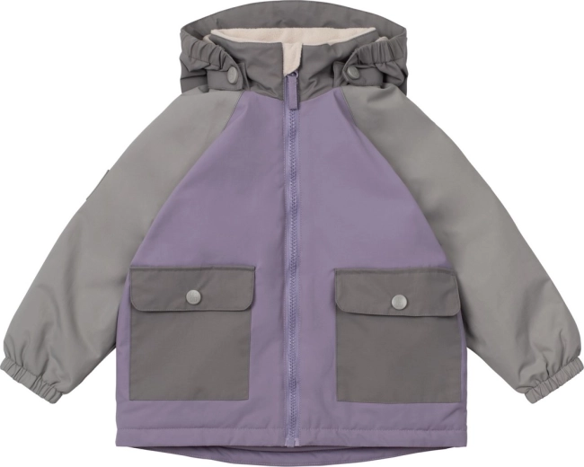 Leokid prechodová bunda lilac gray veľ. 80 (12–18 mesiacov)