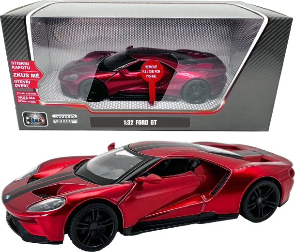 Kovový model Ford GT 2017 v mierke 1:32 so svetlom a zvukom