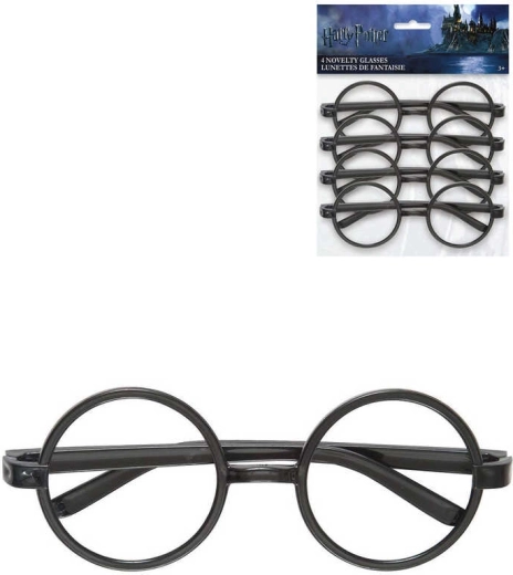 Karnevalové okuliare Harry Potter - sada 4 ks