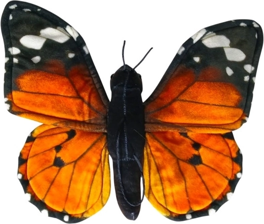 Motýľ monarcha červený 30 cm