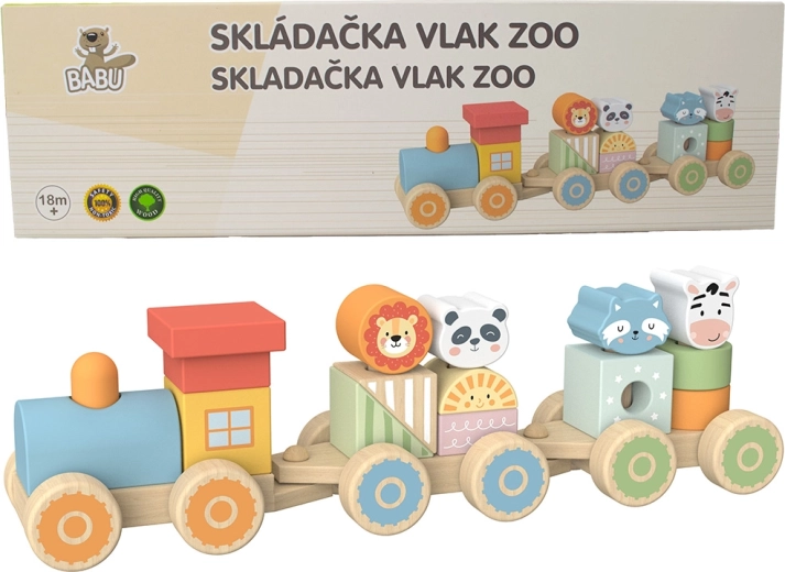 Babu drevený vláčik Safari