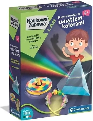 Clementoni svetlo a farby – vzdelávacia experimentálna sada pre deti