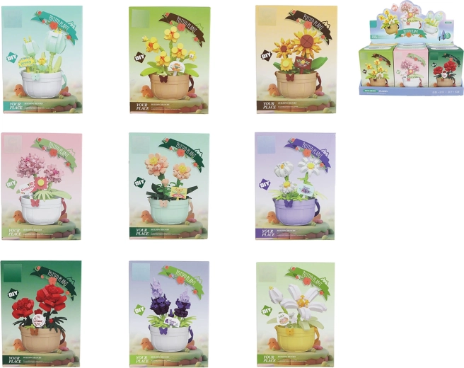 Stavebnica rastlina v kvetináči