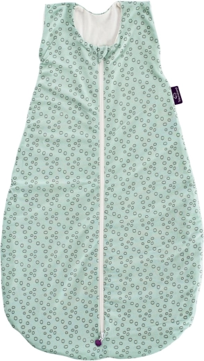 Letný spací vak Träumeland Liebmich Tencel Kreise mint 90 cm