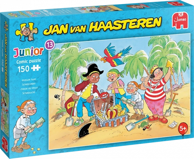 Jumbo puzzle Jan van Haasteren Junior: Honba za pokladom 150 dielikov