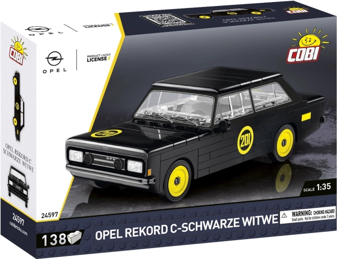 Cobi Opel Rekord C „Schwarze Witwe“ (Čierna vdova) 1:35 – stavebnica modelu auta
