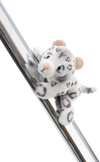 Magnetická plyšová mačka snežný leopard NICI GREEN Eleni Snowbell 12 cm